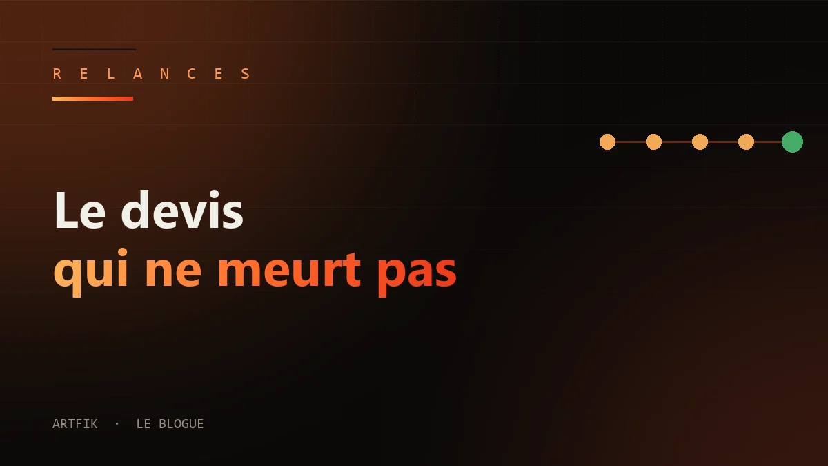 Séquence de relance pour devis