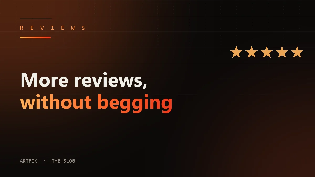 More Google reviews, without begging